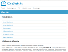 Tablet Screenshot of kuszobsin.hu